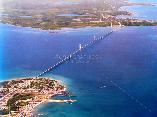 Mackinac Bridge in Mackinac County, Michigan